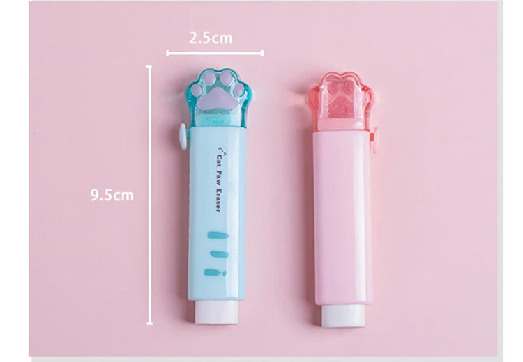 Squishy Paw Cat Paw Push-Pull Eraser