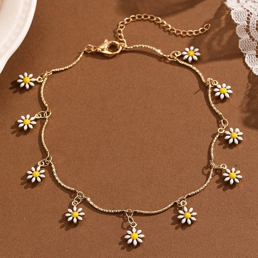Daisy Daydream Chain Anklet
