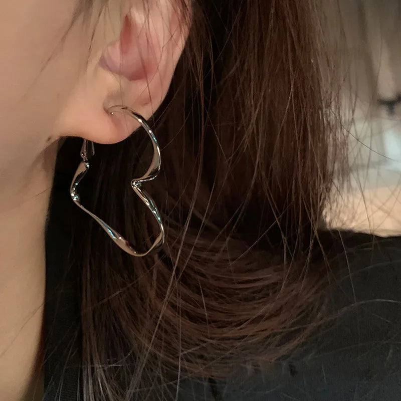Twist Me Love Hoop Earrings