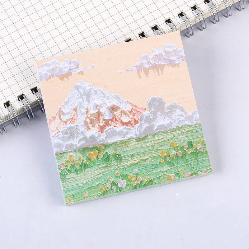 Pastella Landscape Painting Sticky Notes