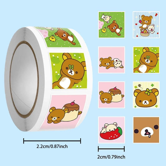 Rilakkuma Treat Time Sticker Strip Roll