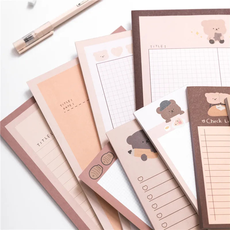 Cozy Bear Note Pads