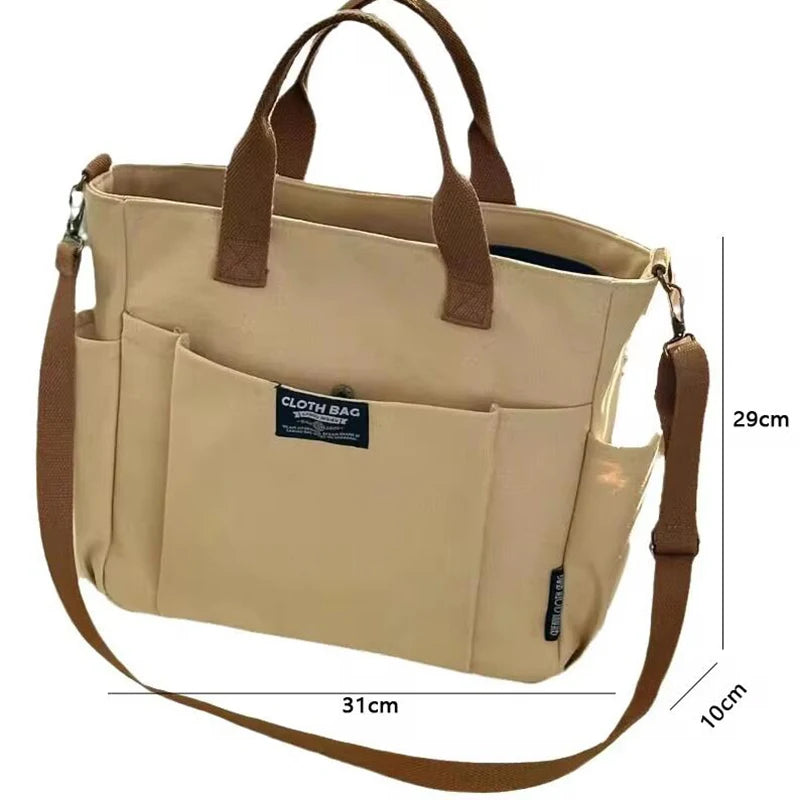 Pocket Perfect Minimalist Canvas Tote Bag