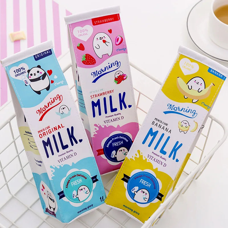 Milk Carton Kawaii Pencil Case