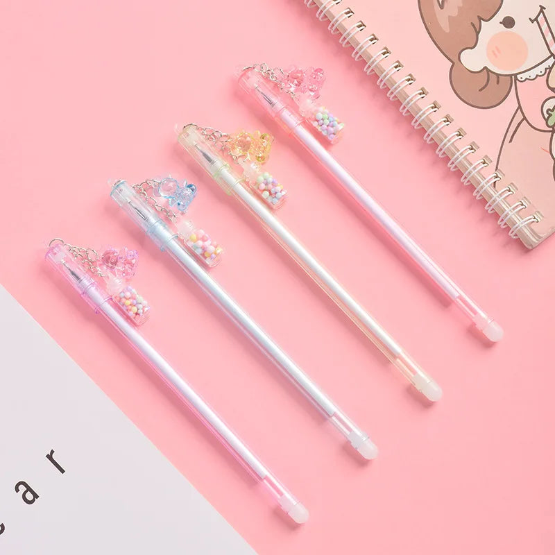 Gummy Bear Charm Pen Erasable Gel Pen