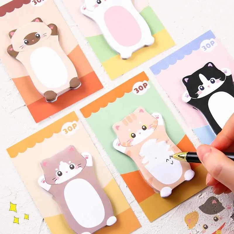 Paw-sitive Kitty Sticky Notes