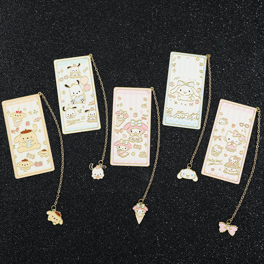 Sanrio Dreams Metal with Chain Bookmark