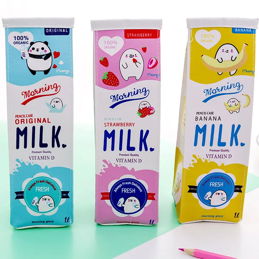 Milk Carton Kawaii Pencil Case