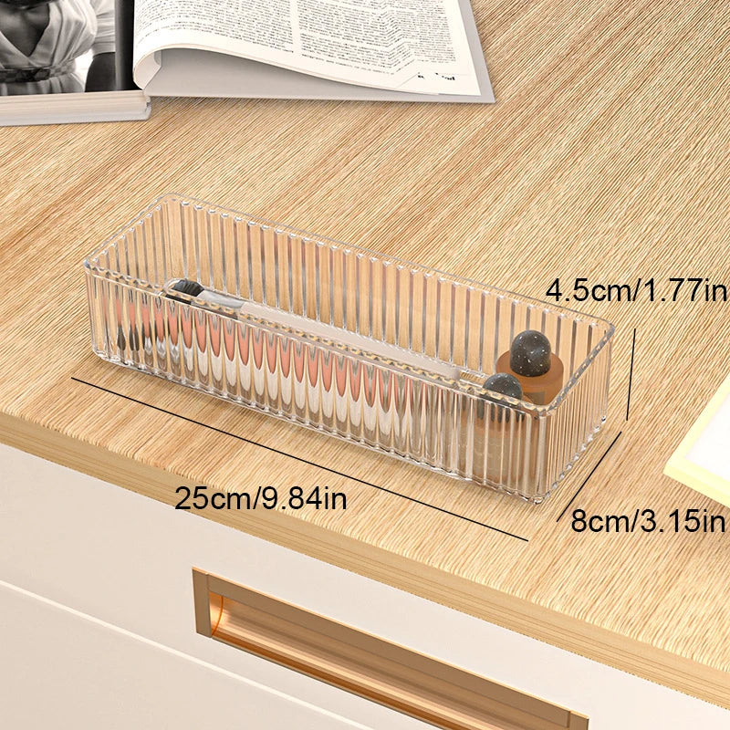 Glam Grid Multi-Compartment Drawer Organizers