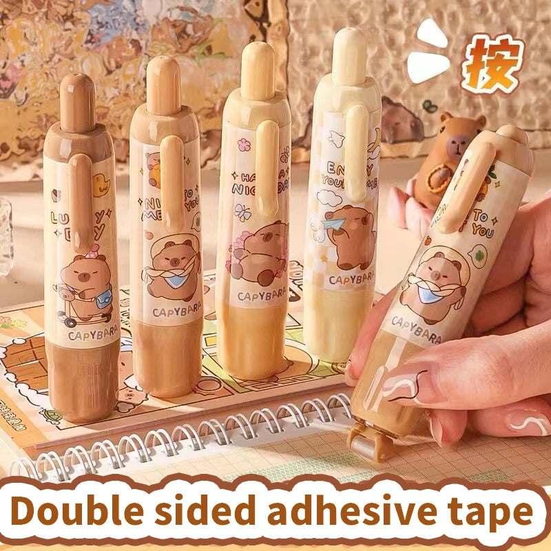 Chill & Stick Capybara Double-Sided Glue Tape
