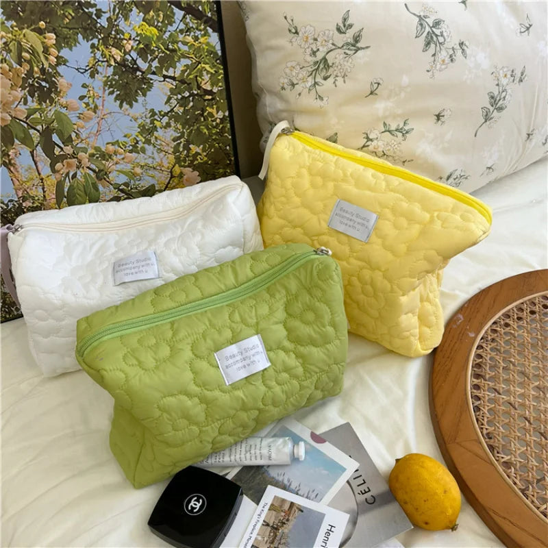 Puffy Dreams Floral Travel Toiletry Bag