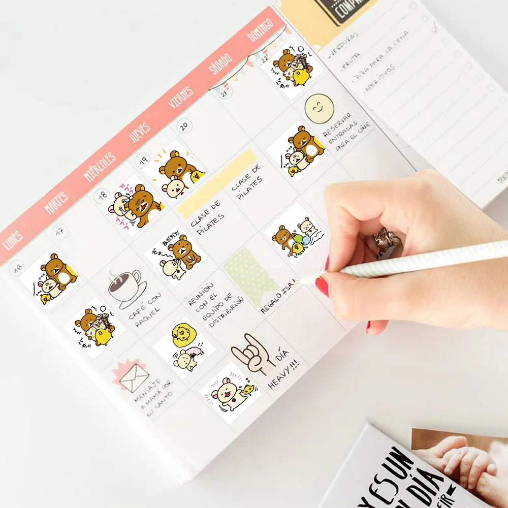 Rilakkuma Treat Time Sticker Strip Roll