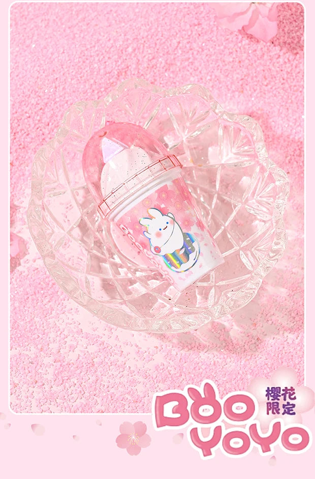 Pink Boba Bunny Double-Sided Glue Tape