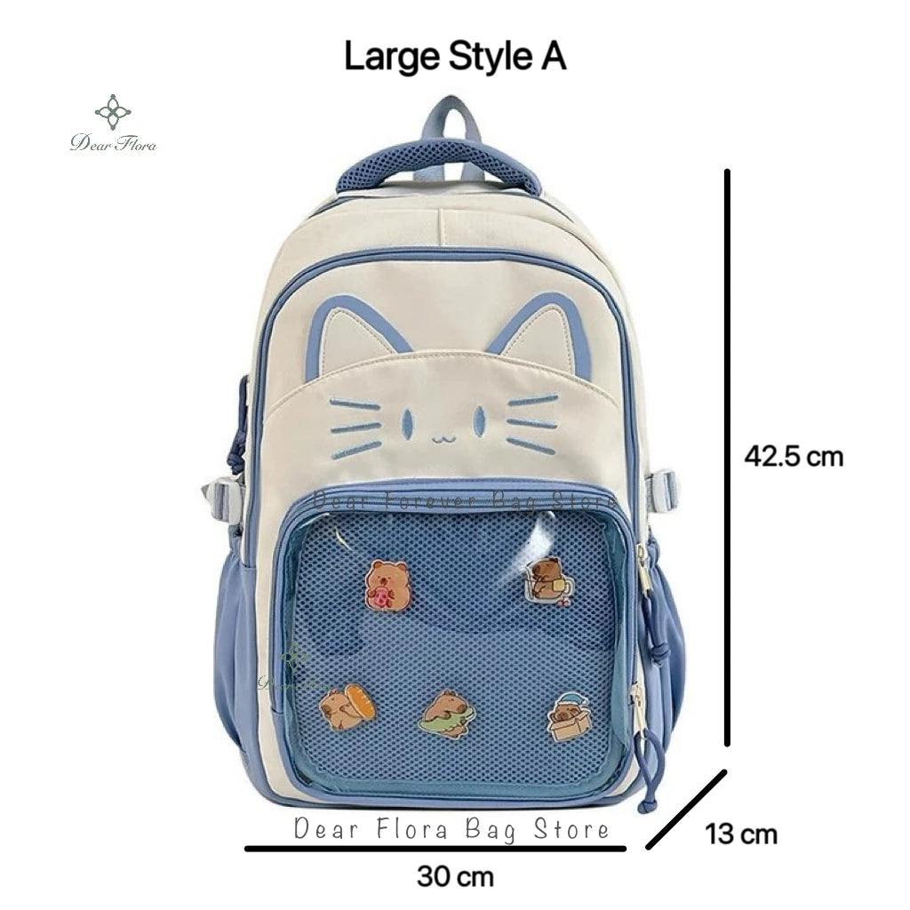 Neko Cutie Ita Y2K Cat Display Backpack