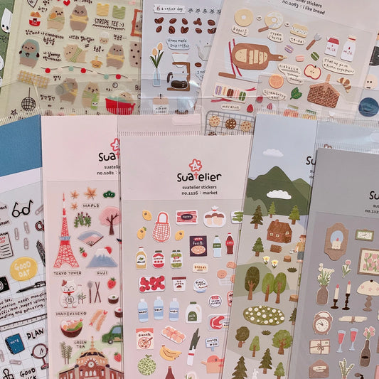 Suatelier Cottagecore Daily Life Stickers