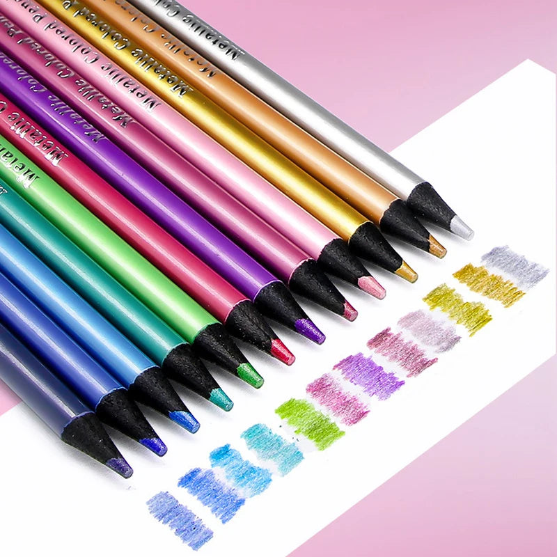 Shimmer Dreams Metallic Colored Pencils