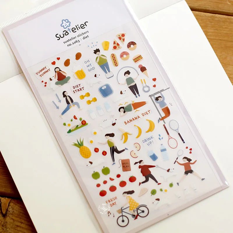 Suatelier Cottagecore Daily Life Stickers