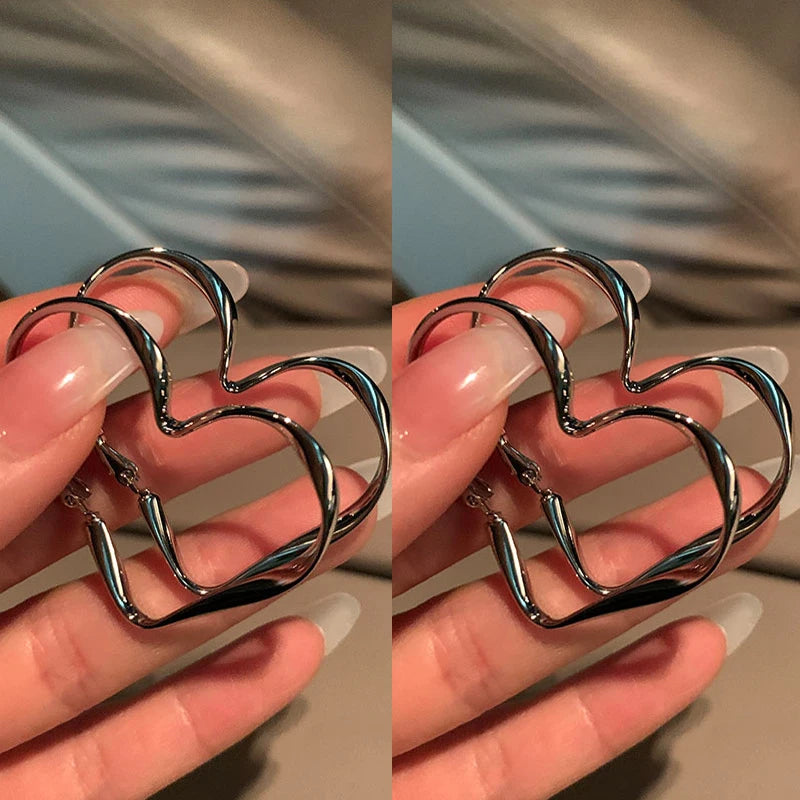 Twist Me Love Hoop Earrings