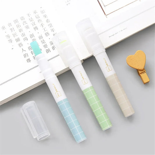 Checkered Bliss Quick-drying Glue Stick Pen