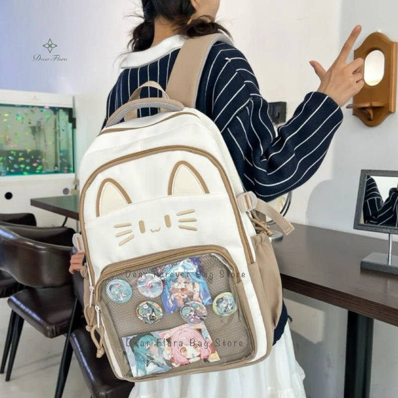 Neko Cutie Ita Y2K Cat Display Backpack