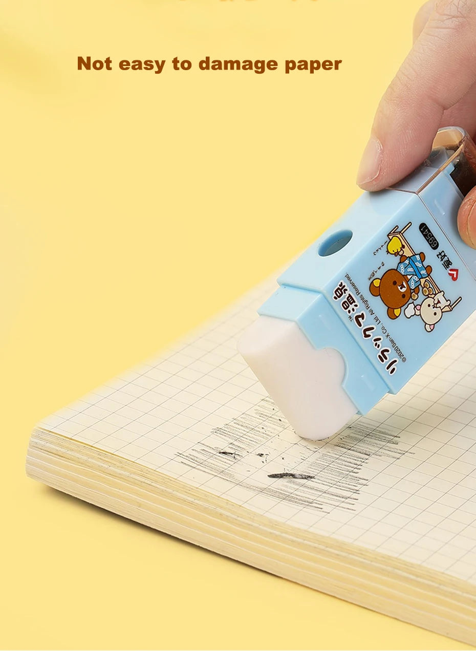 Rilakkuma All-in-One Eraser, Dust Roller, and Pencil Sharpener