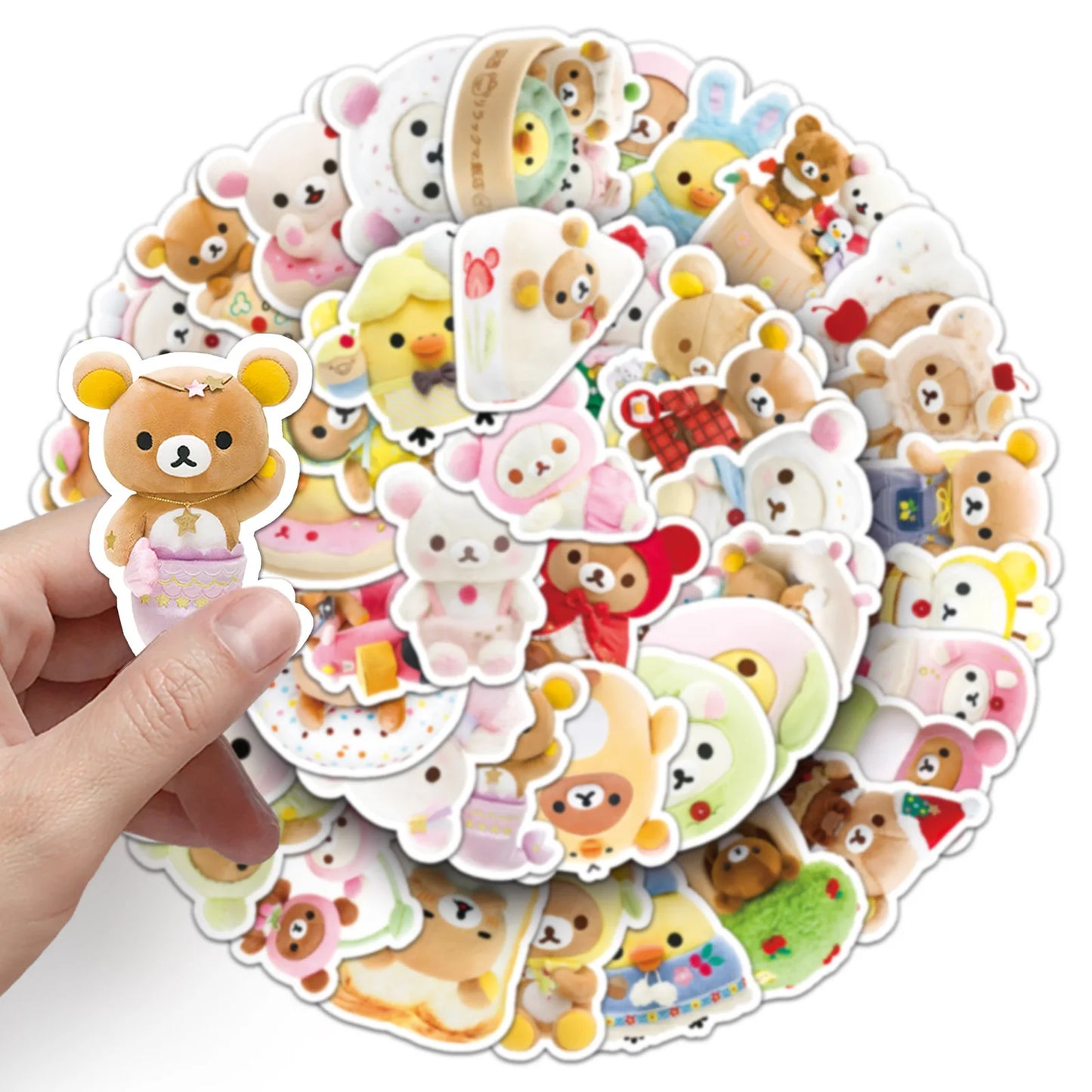 Rilakkuma Kawaii Snuggle Squad Stickers
