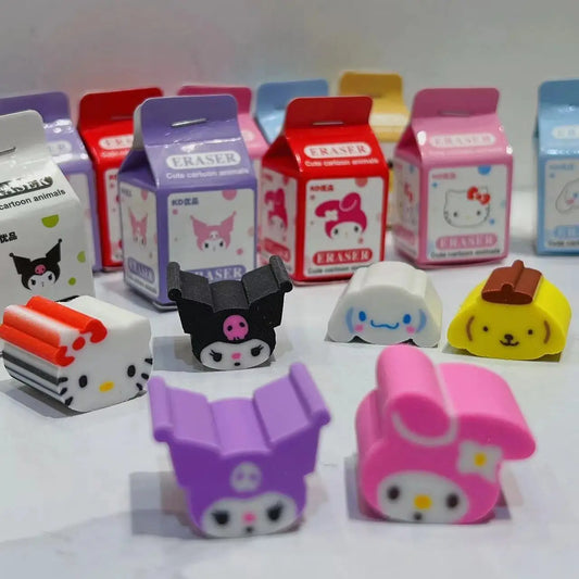 Sanrio Mini Milk Moo Erasers