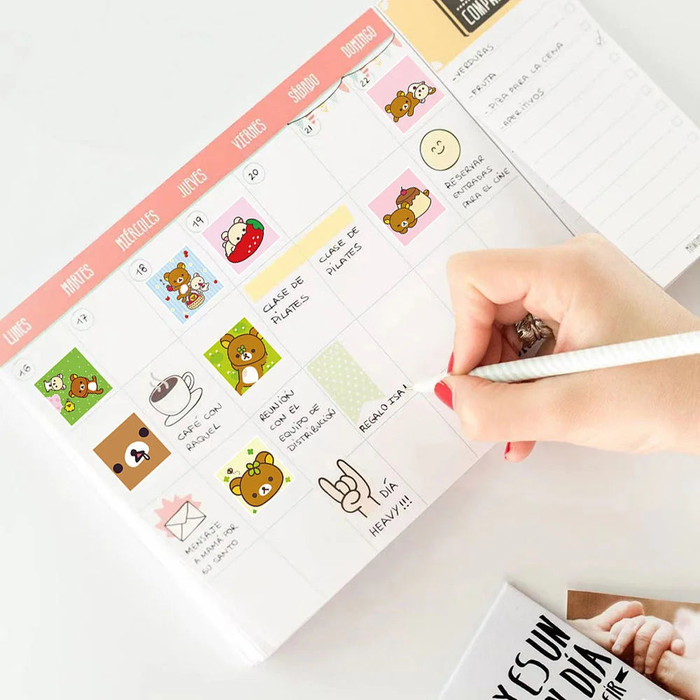 Rilakkuma Treat Time Sticker Strip Roll