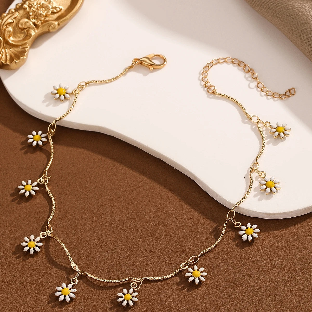 Daisy Daydream Chain Anklet