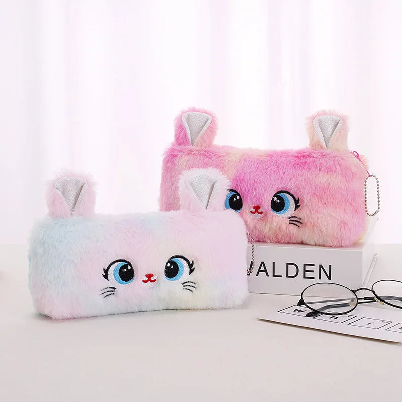Fluffy Kitty Pencil Pouch