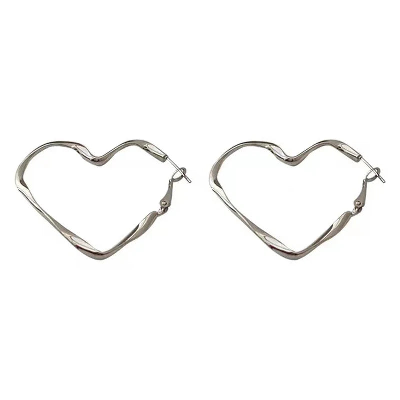 Twist Me Love Hoop Earrings