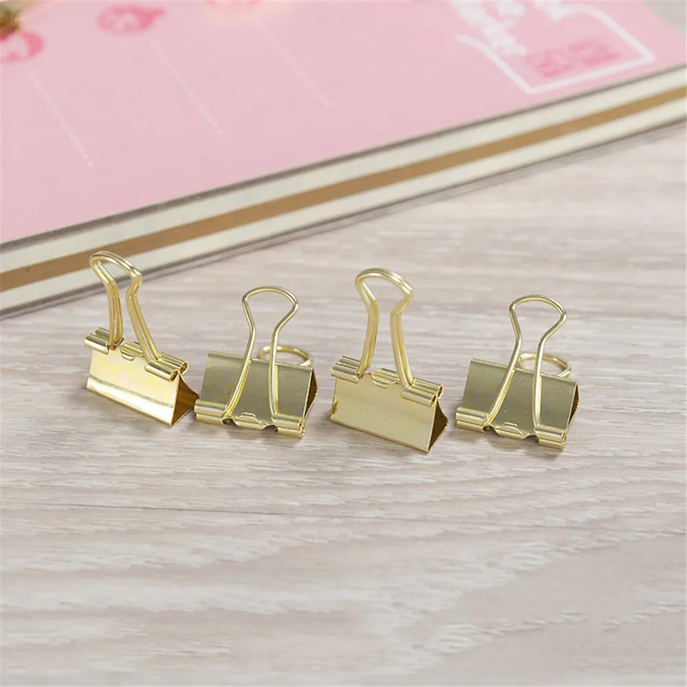 Royal Champagne Mini Metal Paper Clips