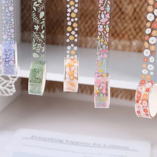 Whimsical Wonders Transparent Sticker Rolls