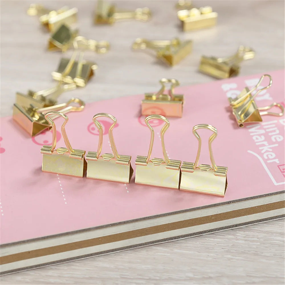 Royal Champagne Mini Metal Paper Clips