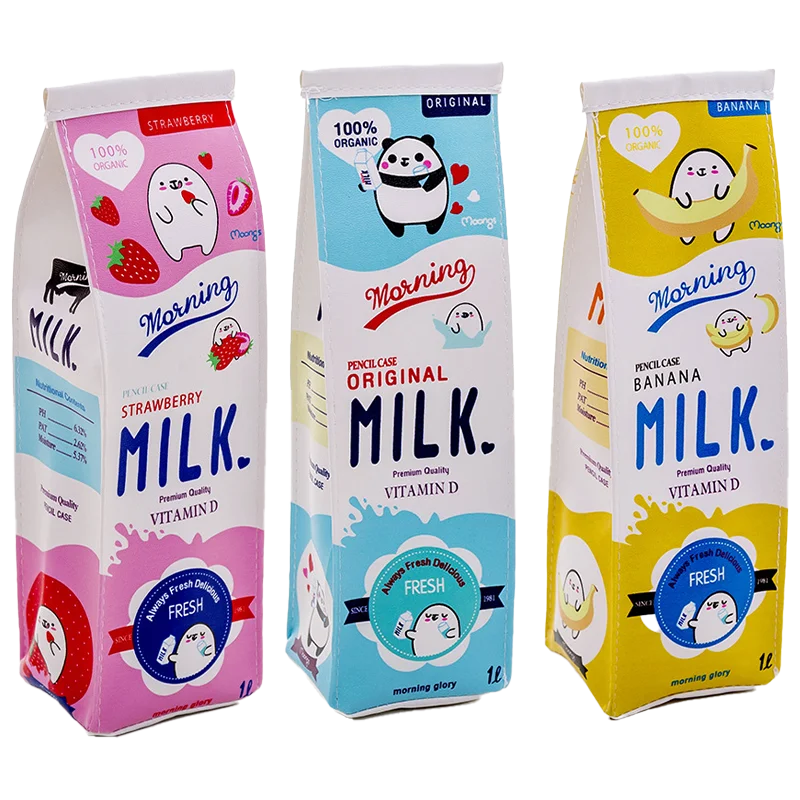 Milk Carton Kawaii Pencil Case