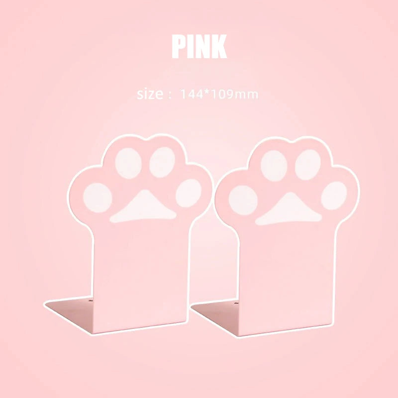 Metal Cat Paw Bookends