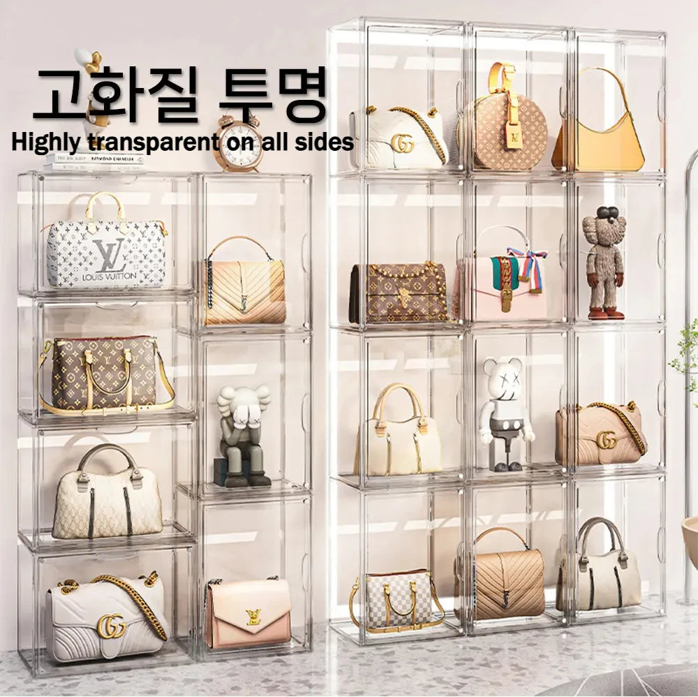 Treasure Cube Transparent Display Organizer Cabinet