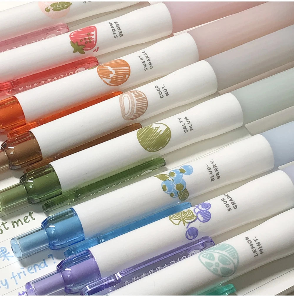 Pastel Punch Fruity Vibe Scented Gel Pens