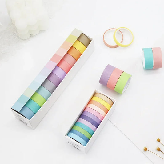 Rainbow Macaron Sorbet Washi Set
