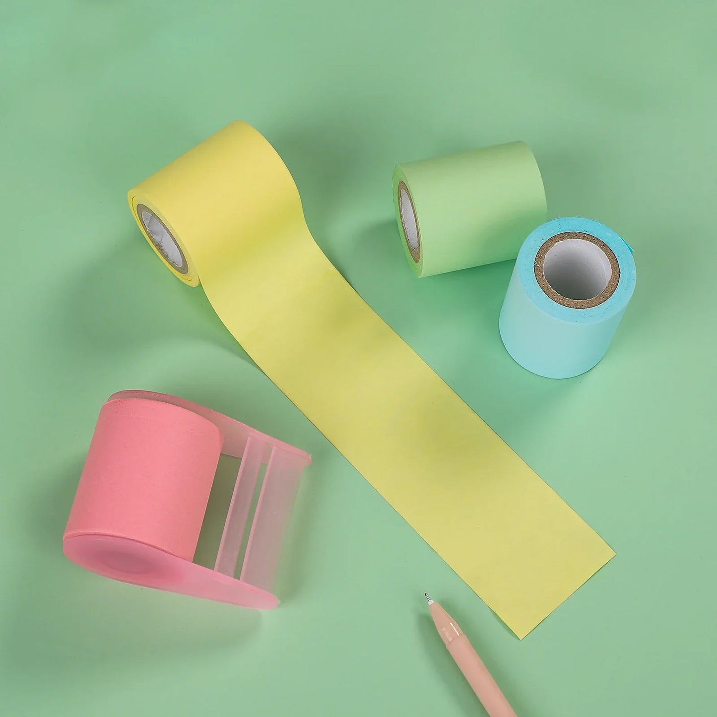 Peelie Pals Pastel Roller Sticky Notes (with Dispenser)