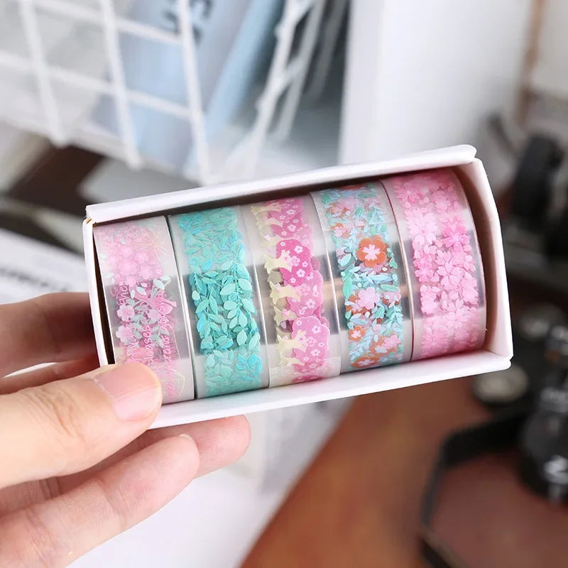 Whimsical Wonders Transparent Sticker Rolls