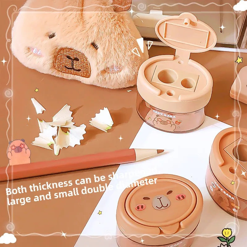 Capybara Cozy Pencil Sharpeners