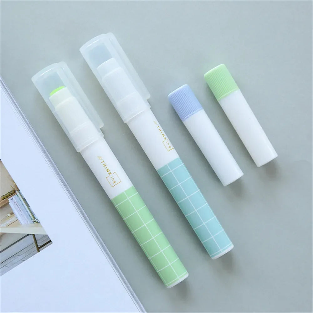 Checkered Bliss Quick-drying Glue Stick Pen