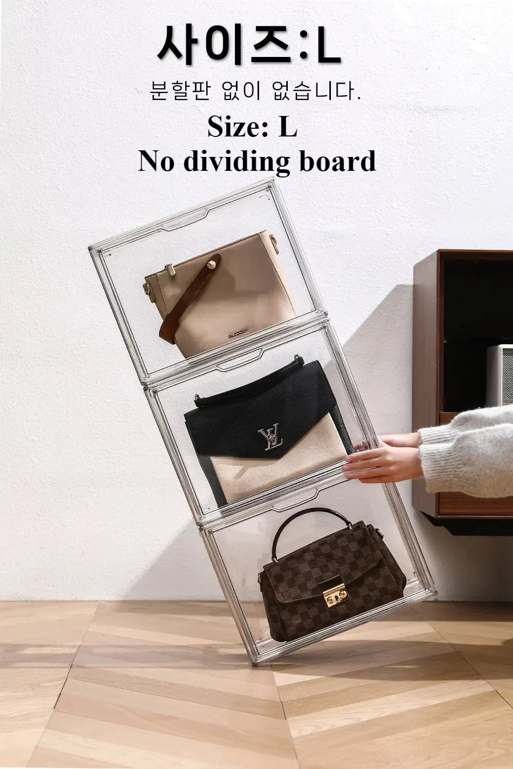 Treasure Cube Transparent Display Organizer Cabinet