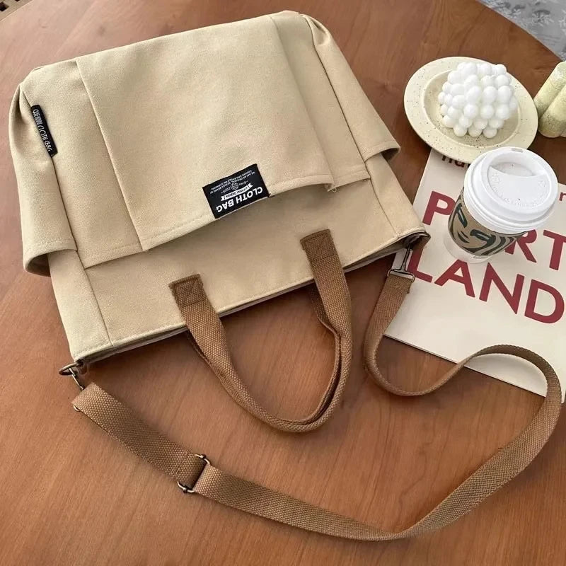 Pocket Perfect Minimalist Canvas Tote Bag