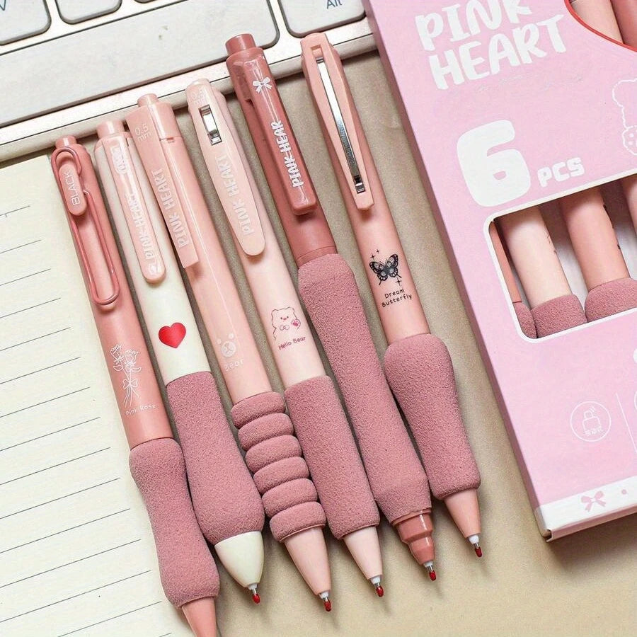 Moonlight & Heart Note Gel Pens