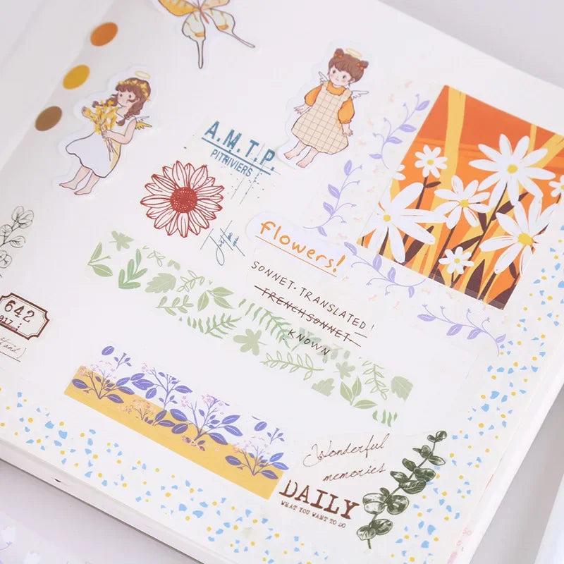 Whimsical Wonders Transparent Sticker Rolls