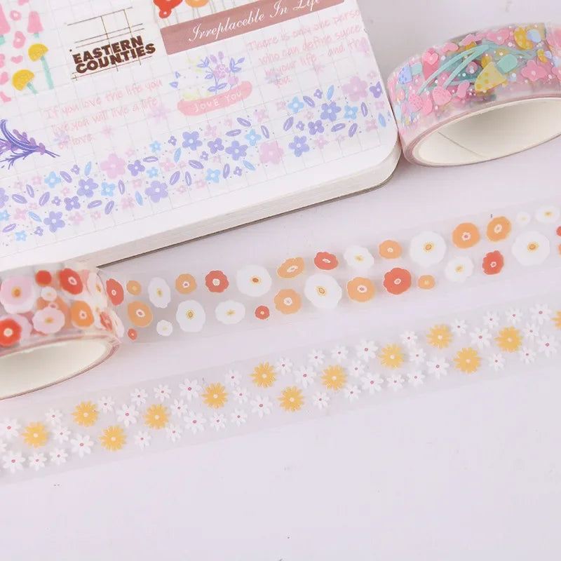 Whimsical Wonders Transparent Sticker Rolls