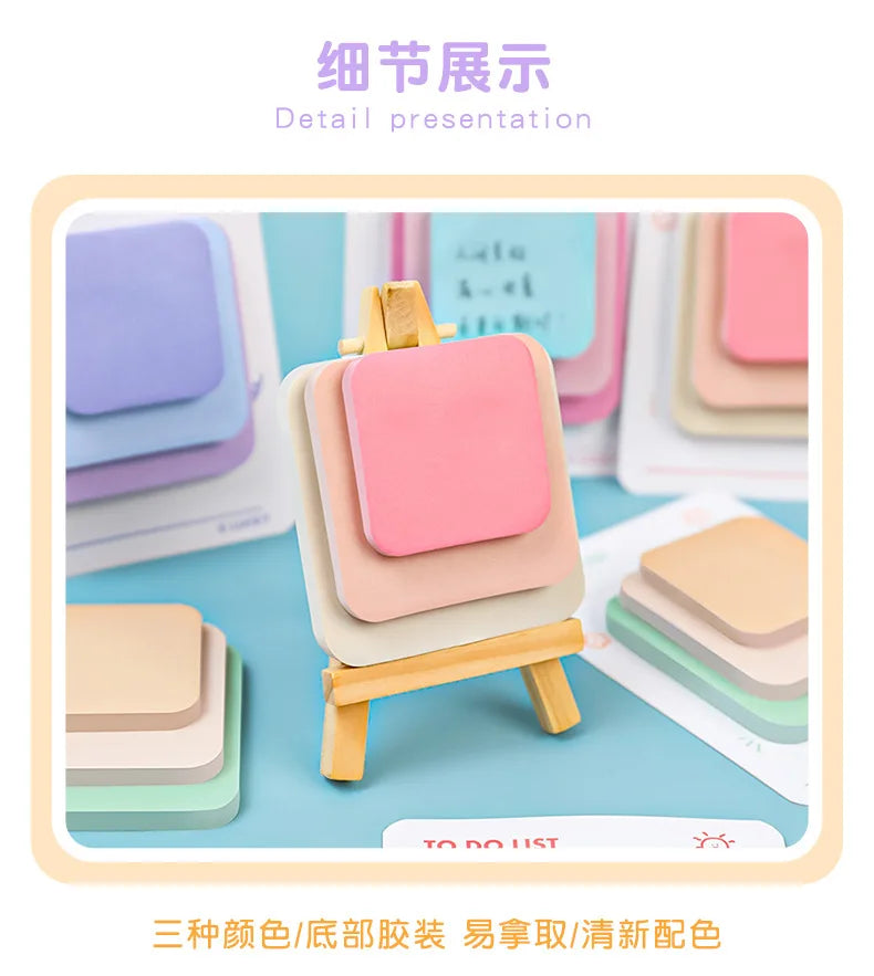 Pastel Stack Sticky Notes (3-Size)