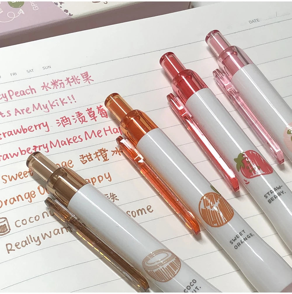 Pastel Punch Fruity Vibe Scented Gel Pens